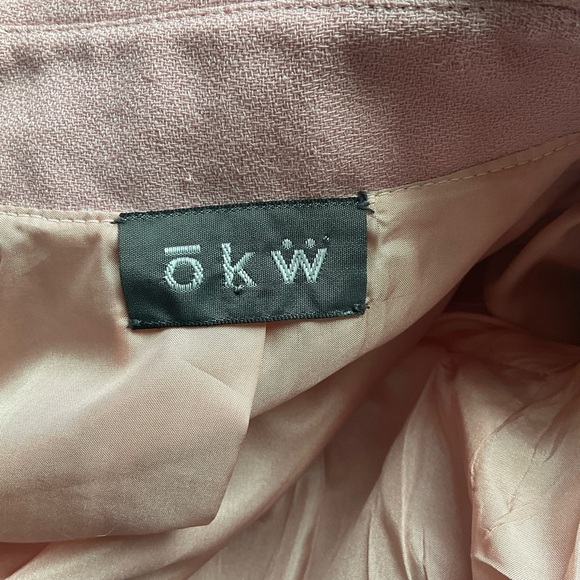 OKW Blazer Pink Wool Luxury Button Down Lightweight Boutique Size Medium - Picture 8 of 12